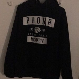 Phora black hoodie